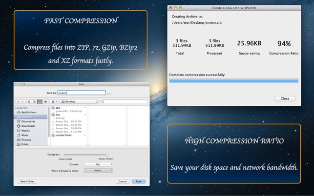 PackIt - Preview, Compress and Decompress 7z, zip, rar, .. f(圖4)-速報App