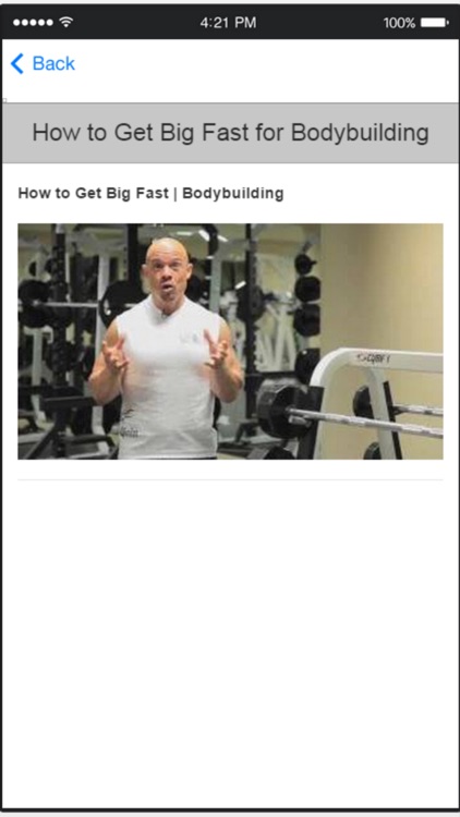 Bodybuilding for Beginners - Learn How to Gain Muscle screenshot-4