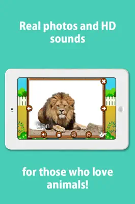 Game screenshot Animal sounds and pictures, hear jungle sound in Kids zoo, Petting zoo with real images and sound apk