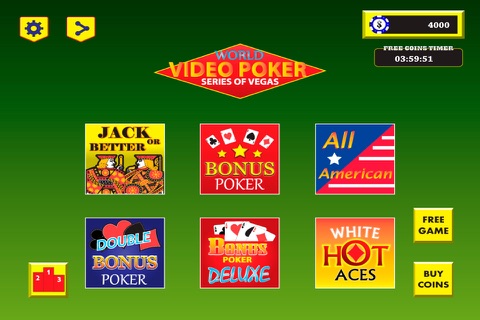 World Video Poker Series of Vegas screenshot 4