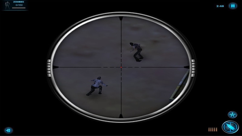 Sniper 3D - zombie killer(zombie hunter), free zombie shooting games screenshot 2