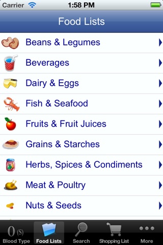 Blood Type Diet® screenshot 2