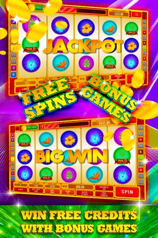 Colorful Slot Machine: Match three well-known types of flowers and win daily prizes screenshot 2