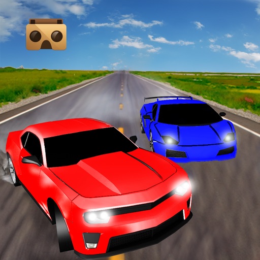 VR Highway Car Traffic Race 3D Icon
