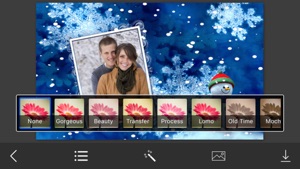 Snowfall Photo Frames - Creative Frames for your photo screenshot #3 for iPhone