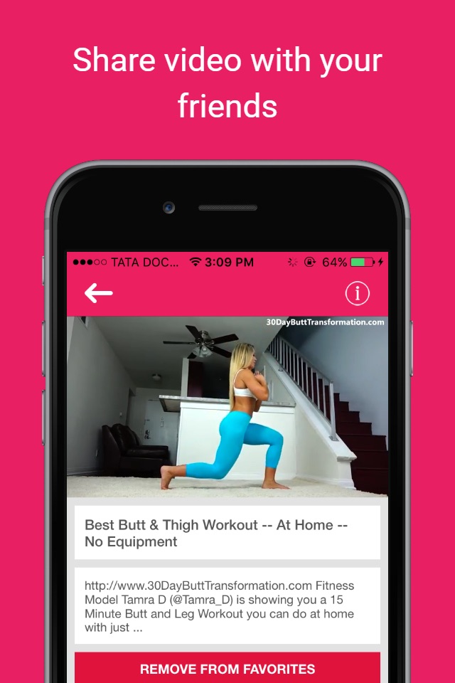 Home exercise videos : Body curve fitness workouts screenshot 4