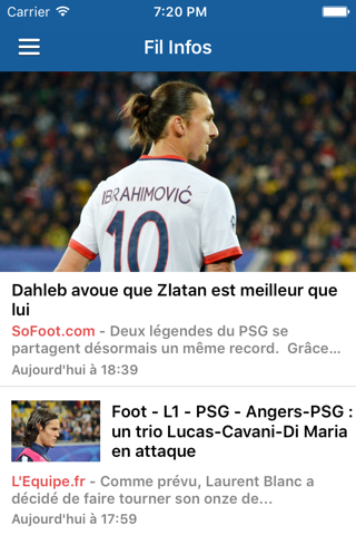 Paris News : Actualité Foot, Mercato, Vidéos screenshot 2