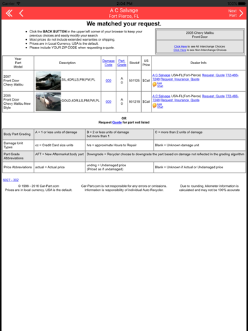 Screenshot #6 pour A C Salvage - Fort Pierce, FL