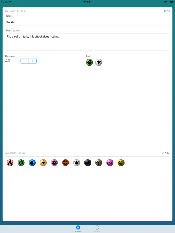 Screenshot #6 pour Card Builder for Pokemon