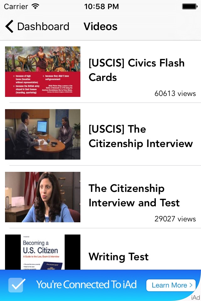 US Citizenship Test Audio 2019 screenshot 4