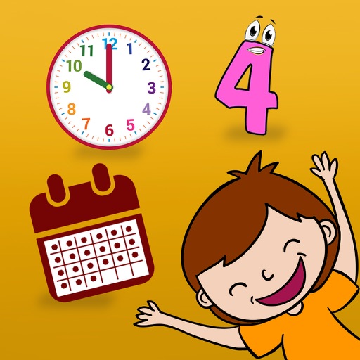 Montessori Numbers, days, time and months, An informative way to teach your kid Icon