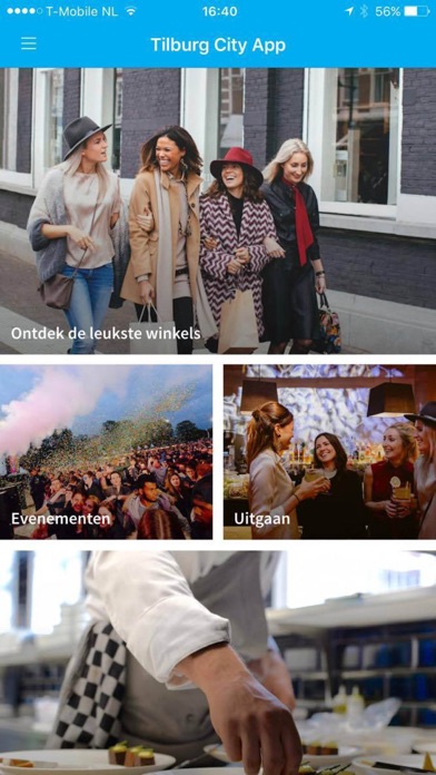 Tilburg City App Screenshot