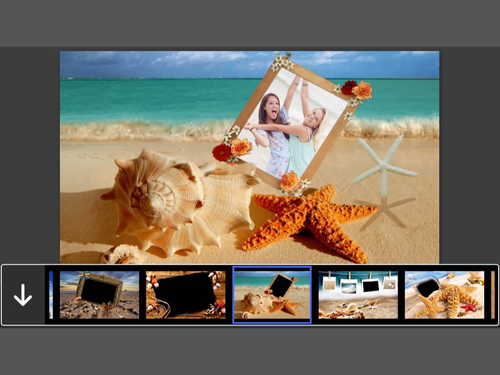 Beach Photo Frame - Amazing Picture Frames & Photo Editor