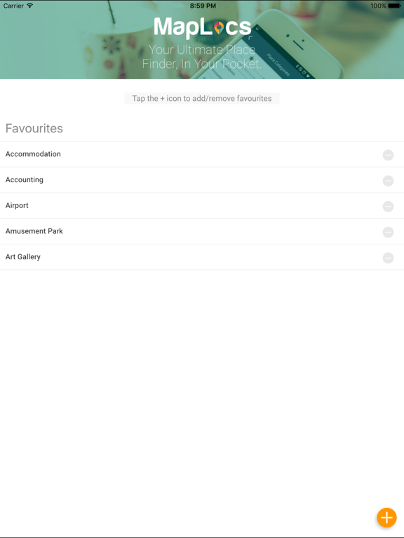 Screenshot #4 pour MapLocs – Search & Locate Nearby Restaurants, ATM, Banks, Car Services & More.