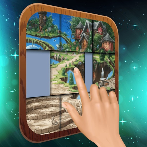 Magic Slide Photo Puzzle – Challenge Kids to Move & Match Tiles and Un-block The Picture.s icon