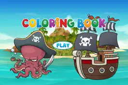 Game screenshot Pirate Coloring Book Pages - Painting Game for Kid mod apk