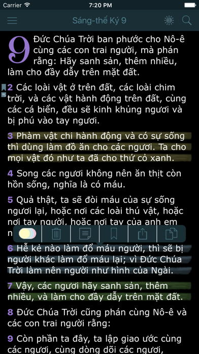 Screenshot #2 pour Kinh Thánh (Vietnamese Holy Bible Offline Version)