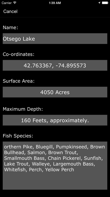 New York: Lakes & Fishes