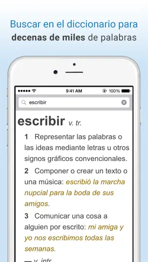 Captura de pantalla de Diccionario!! en iPhone 1