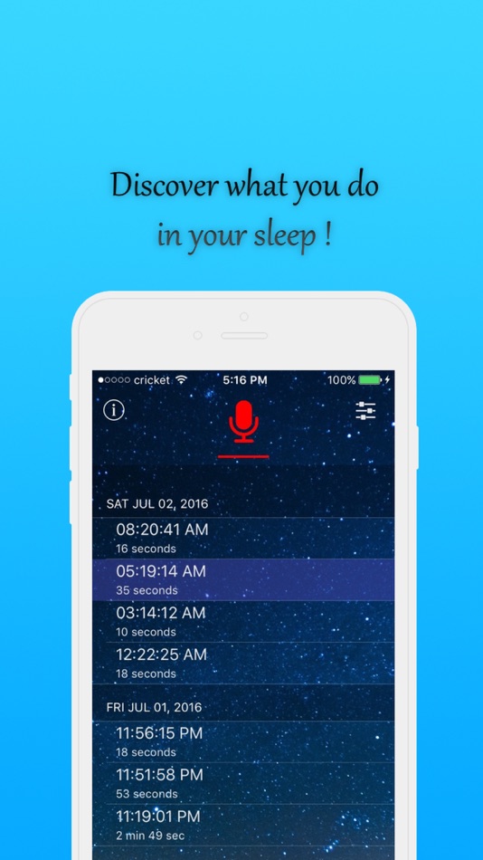 Sleep talk and snore recorder - 1.49 - (iOS)