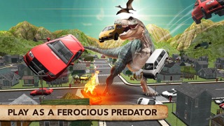 Dinosaur Simulator Trex Destruction Jurassic Forest & City Hungry Dino Carnageのおすすめ画像1