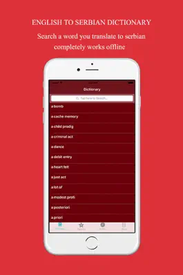 Game screenshot English to Serbian Dictionary: Free & Offline apk