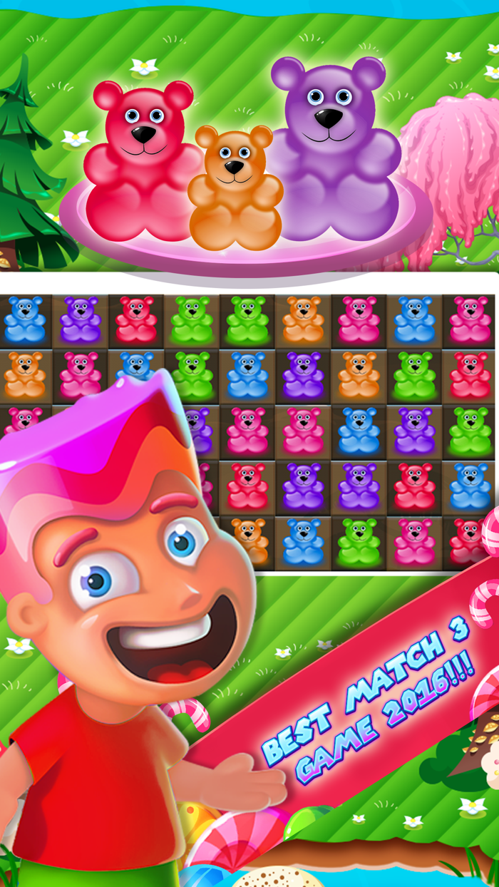 Gummy Mania - Match 3 Magic Candy Drop Treats Blaster Blitz Mania