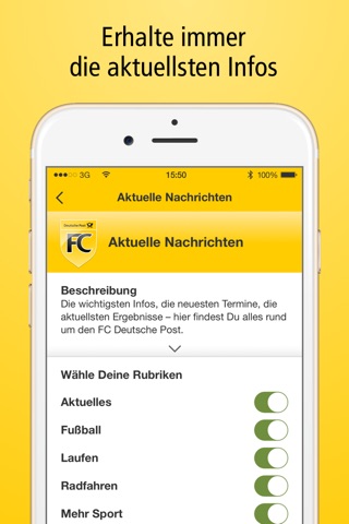 FC Deutsche Post Mobile screenshot 2