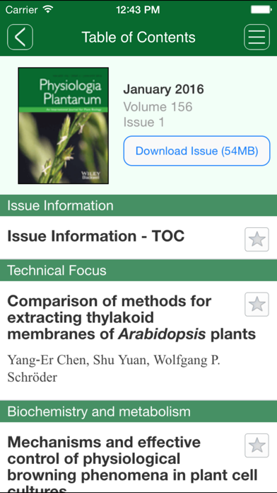 Physiologia Plantarum screenshot1