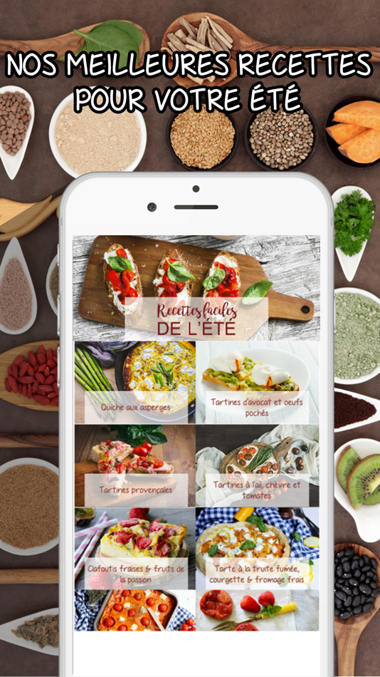 Recette de cuisine pour l'été - Recettes saine - 1.1 - (iOS)