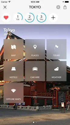 Captura 1 Tokio - mapa sin conexión con guías de ciudades de Tripomatic iphone