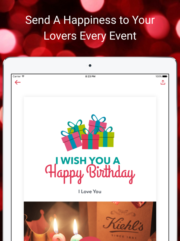 Screenshot #5 pour Birthday Card Maker - Photo Personnalisé Cartes Postales, Thank you Cards for Special Occasion