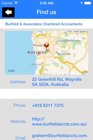 Burfield & Associates screenshot 2