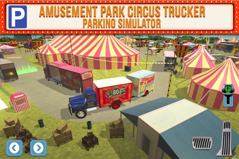 Amusement Park Fair Ground Circus Trucker Parking Simulatorのおすすめ画像1