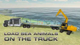 Game screenshot 3D Transporter Truck Sea Animal – Ultimate driving & parking simulator game apk