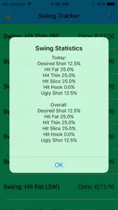 Golf Swing Tracker screenshot #3 for iPhone