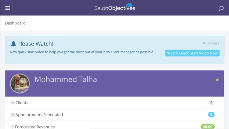 Salon Objectives