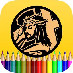 Bible Christ Coloring Book - Drawing and Paint For Kids app icon