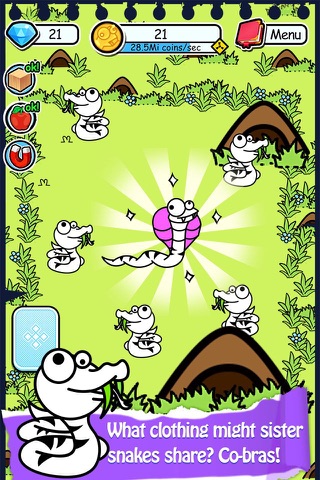 Snake Evolution - Tap Coins of the Mutant Tapper Clicker Game by Mr. sLItHeR screenshot 2