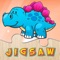 Dinosaur jigsaw puzzle free game for toddler, kids, boy, girl or children