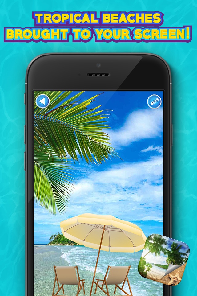 Summer Beach Wallpaper – Beautiful Tropical Island and Paradise Vacation Background.s screenshot 4