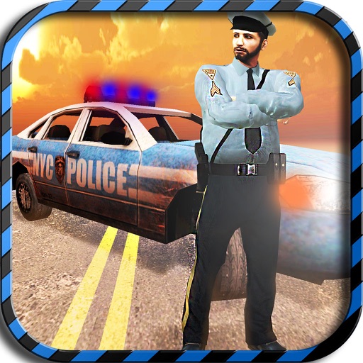 Drunk Driver Police Chase Simulator - Catch dangerous racer & robbers in crazy highway traffic rush icon