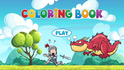 Dragon Coloring Book - Painting Game for Kids app screenshot