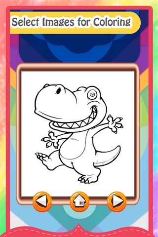 Dinosaur Coloring Pages Little Dinosaur Activities screenshot 2