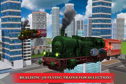 Flying Train 3D: Locomotive Fury screenshot 2
