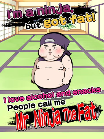 Mr. Ninja The Fat iPad screenshot 1 - Games app