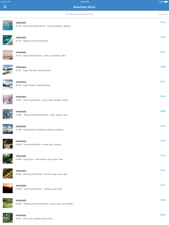Screenshot #6 pour Relaxation Music Free - Calming & Meditation Music