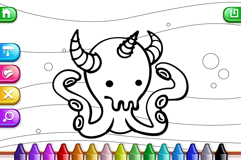 My Tapps Coloring Book - Characters and Scenarios Painting Game for Kids screenshot 4