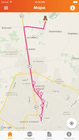 MayaBus screenshot 1