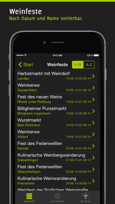Screenshot #3 pour Weinfest+: Weinfestkalender für die Pfalz